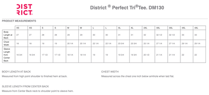 DM130 Unisex Perfect Tri Tee