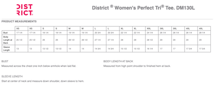DM130L Women's Perfect Tri Tee