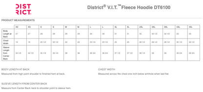 DT6100 V.I.T. Fleece Hoodie