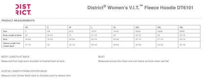 DT6101 V.I.T. Women's Fleece Hoodie