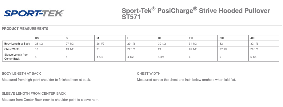 ST571 Unisex Strive Hooded Pullover
