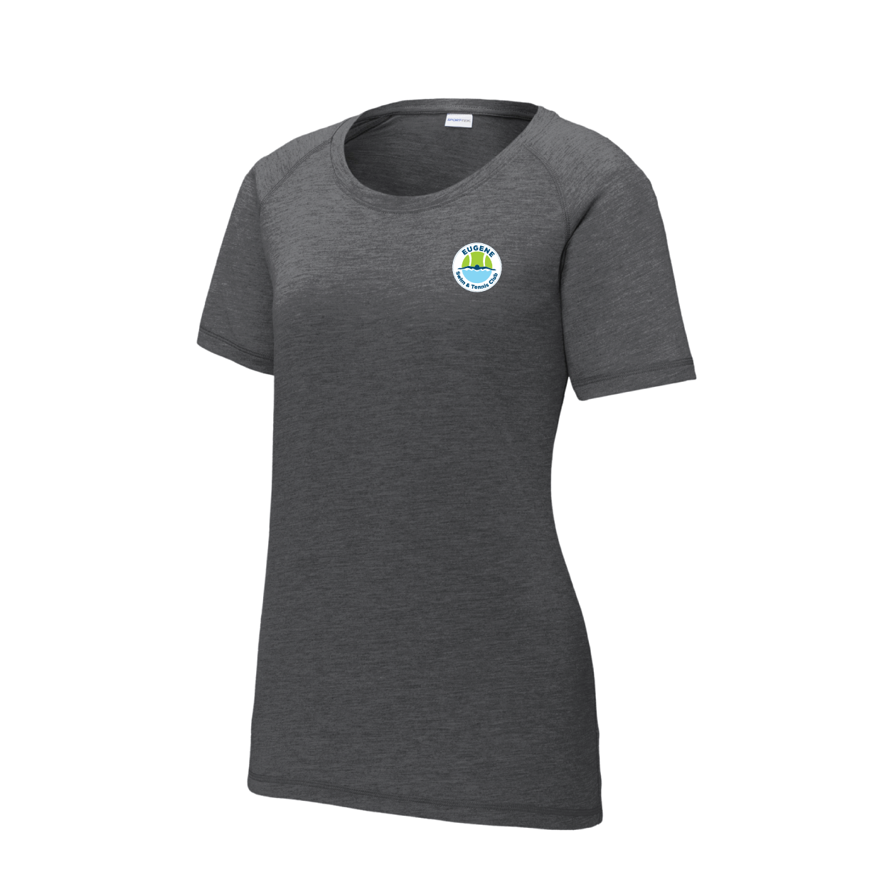 LST400 Women's Tri-Blend Wicking Scoop Neck Raglan Tee